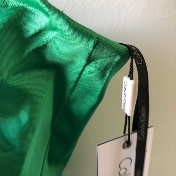 Calvin Klein Green Satin Dress Plus 22W - Picture 13 of 14